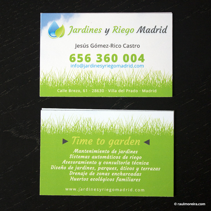 tarjetas y diseño publicitario en Madrid con precios