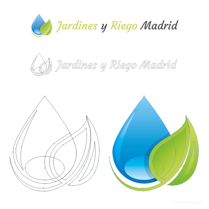 Logotipo vectorizado y diseño publicitario en Madrid