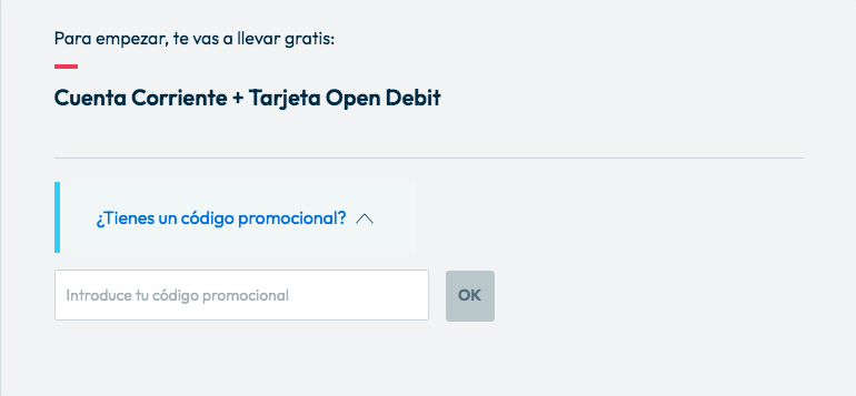 Código promoción invita a un amigo Openbank