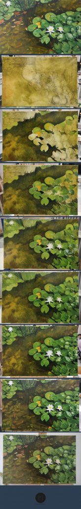 Paso a paso de pintura de naturaleza