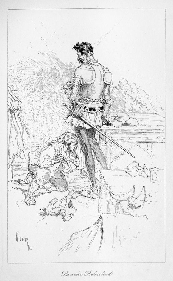 La historia de El ingenioso hidalgo Don Quijote de la Mancha de Miguel de Cervantes